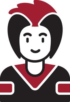 icono de vector de mujer