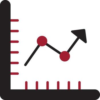 Graph Vector Icon