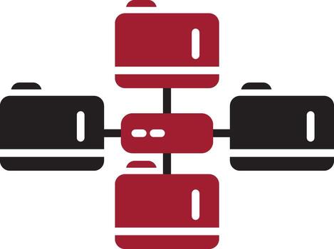 icono de vector de base de datos