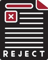 Reject Vector Icon