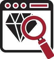 magnifying glass Vector Icon