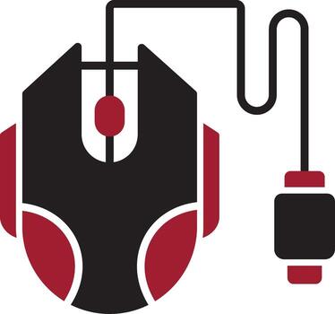 icono de vector de ratón de computadora