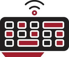 Wireless Keyboard Vector Icon