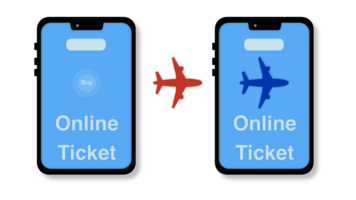 mobile phone booking flight tickets online, Online airline ticket booking design for mobile application, Air travel ticket buying app. People buying tickets online, phone booking service for tourism png