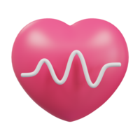 cuore Vota 3d icona png