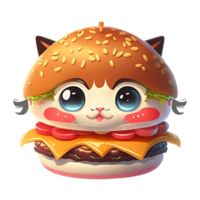 réaliste photo une canneberge sauce un barbecue poulet sandwich sur une Hamburger chignon. ai génératif png