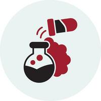 Chemical Reaction Vector Icon