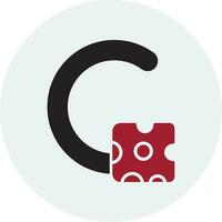 Capital C Vector Icon