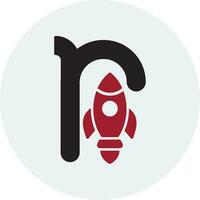 Small R Vector Icon