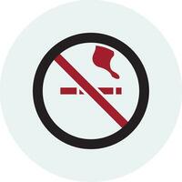 No Smoking icon vector