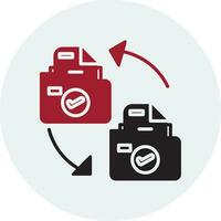 Folder Management Vector Icon