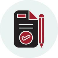 Pen And Paper Vector Icon