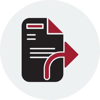 Send File Vector Icon