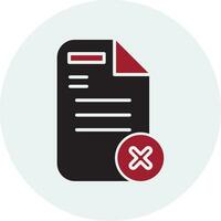 Delete Button Vector Icon