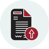 Upload File Vector Icon