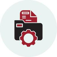 Folder Management Vector Icon