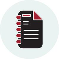 Note Page Vector Icon