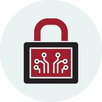 icono de vector de bloqueo