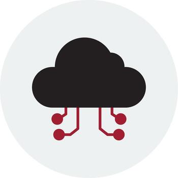 Cloud Computing Vector Icon