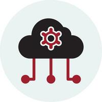 Cloud Computing Vector Icon