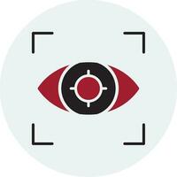 Eye Tracking Vector Icon