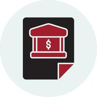 Bank Statement Vector Icon