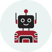 icono de vector de robot