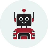 icono de vector de robot