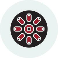 Centric Diatom Vector Icon