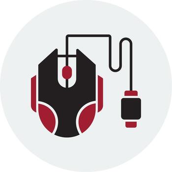 icono de vector de ratón de computadora