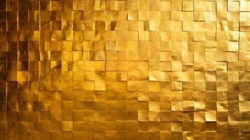 Close up of gold object, silver gold metallic wall, Generative AI illustration photo