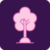 Cherry Tree Vector Icon