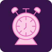 Desk Clock Vector Icon