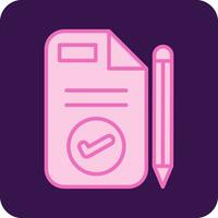 Pen And Paper Vector Icon