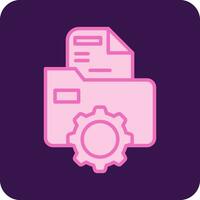 Folder Management Vector Icon