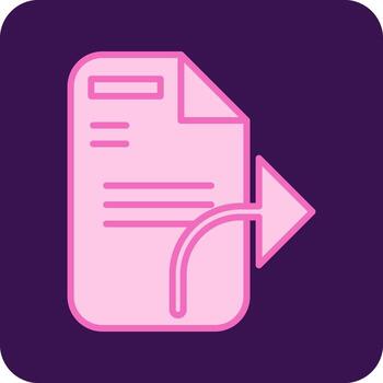 Send File Vector Icon