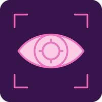 Eye Tracking Vector Icon