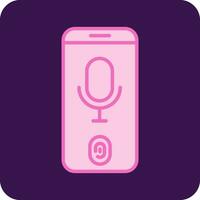 Voice Recognition Vector Icon