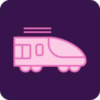 High Speed Train Vector Icon