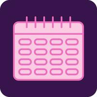 icono de vector de calendario