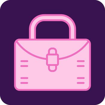 icono de vector de maletín