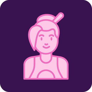 icono de vector de mujer