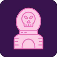 icono de vector de calavera