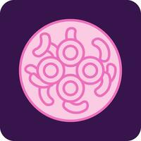 Gloeocapsa Cyanobacteria Vector Icon