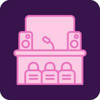 Stage Vector Icon