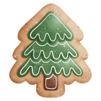 Watercolor Christmas Cookie Illustration png