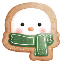 aquarelle Noël biscuit illustration png