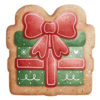 acuarela Navidad Galleta ilustración png