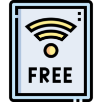 diseño de icono wifi gratis png