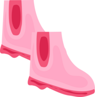 cute pink boots png